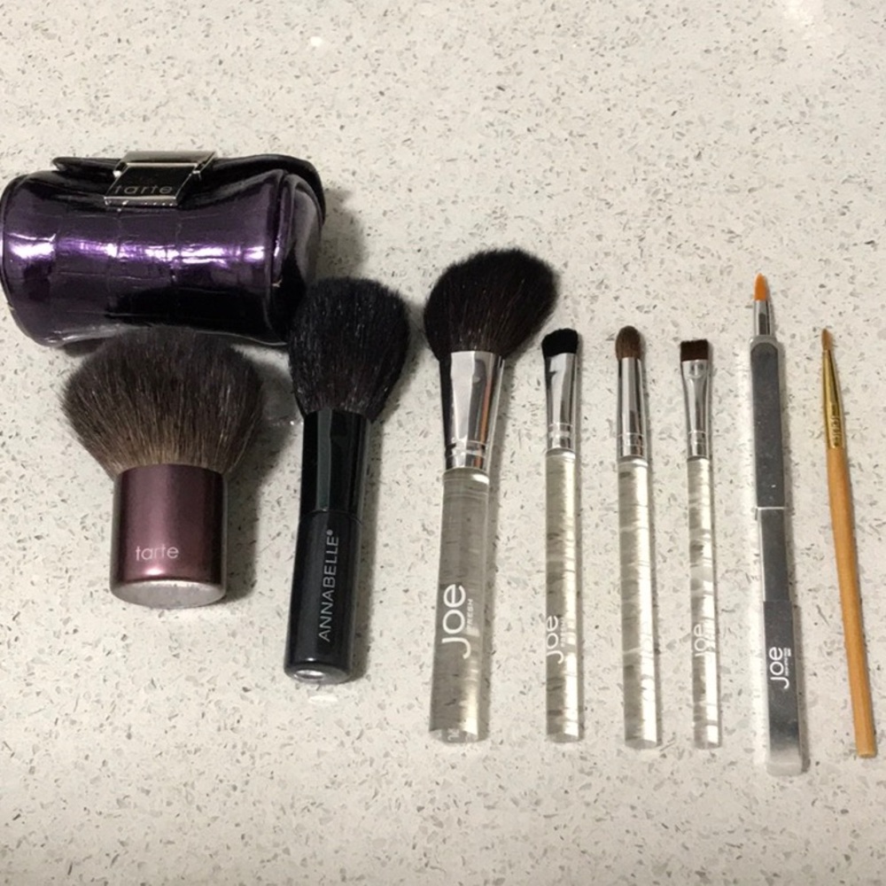 Travel brushes- Tarte, Joe Fresh, Annabelle